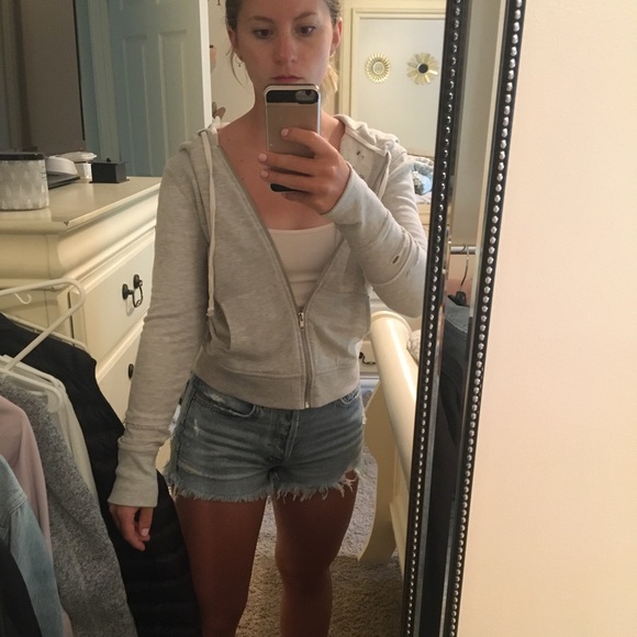 Free People Tops - Free People Gray Zip Up